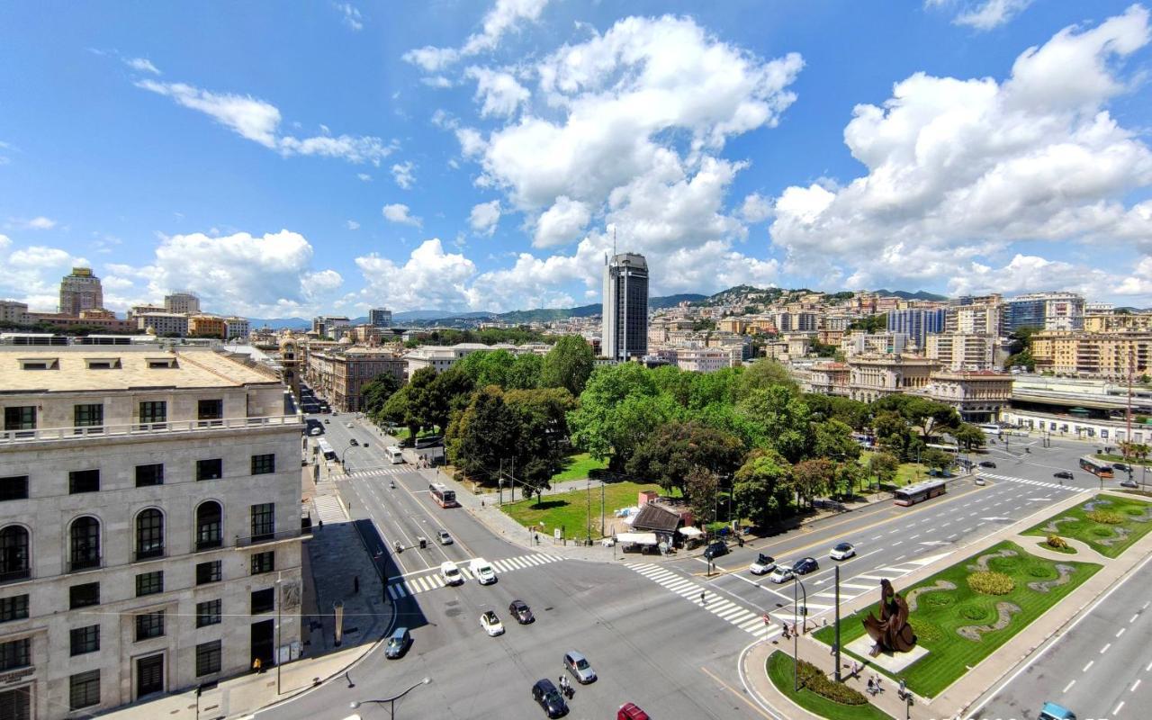 제노바 Attico Luxury Con Parcheggio E Terrazza Vista Mozzafiato 아파트 외부 사진