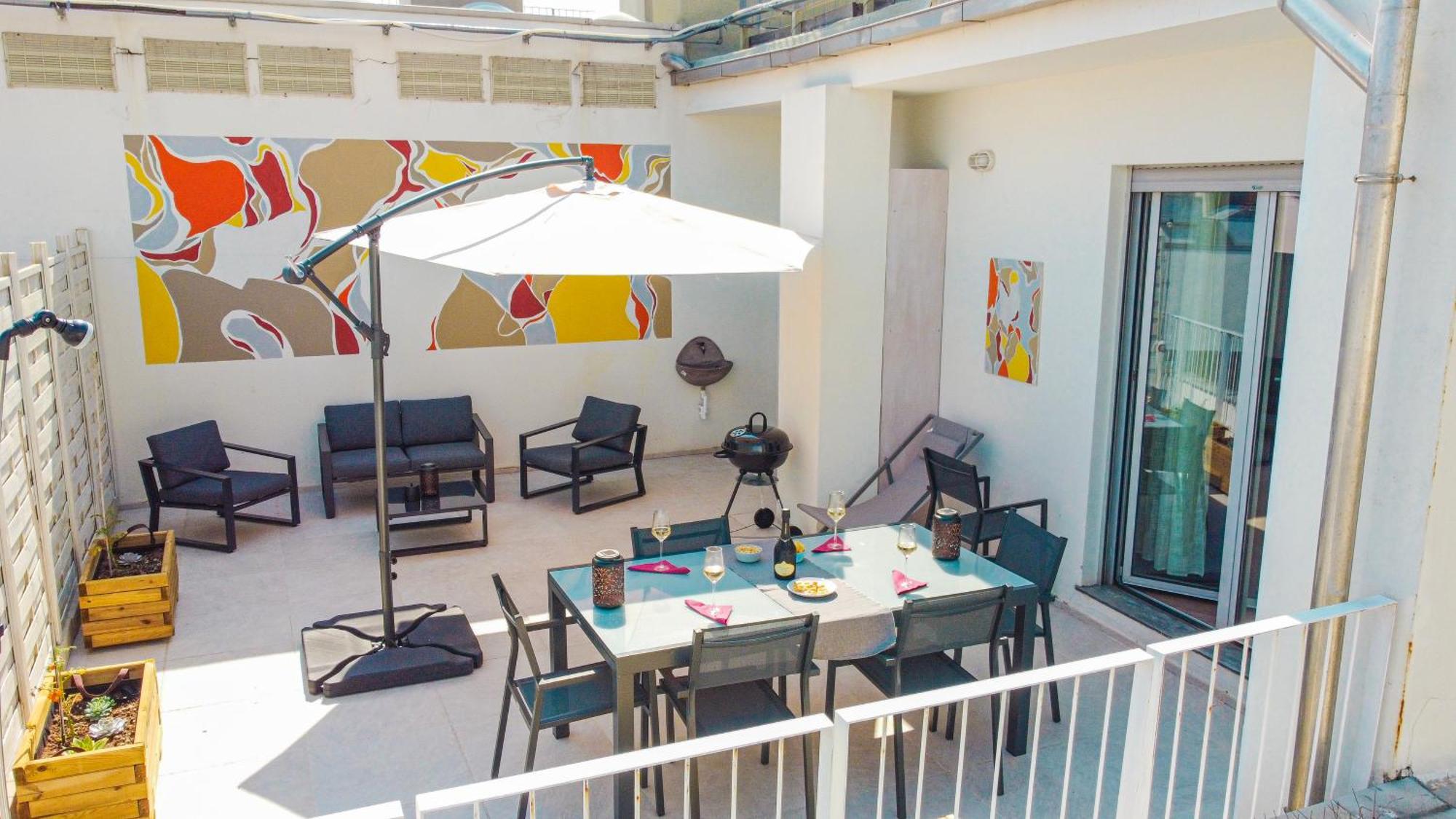 제노바 Attico Luxury Con Parcheggio E Terrazza Vista Mozzafiato 아파트 객실 사진