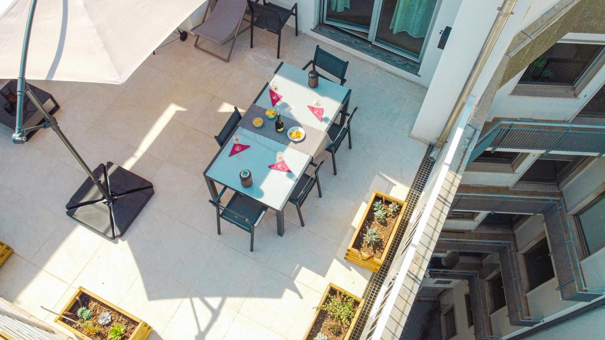 제노바 Attico Luxury Con Parcheggio E Terrazza Vista Mozzafiato 아파트 객실 사진