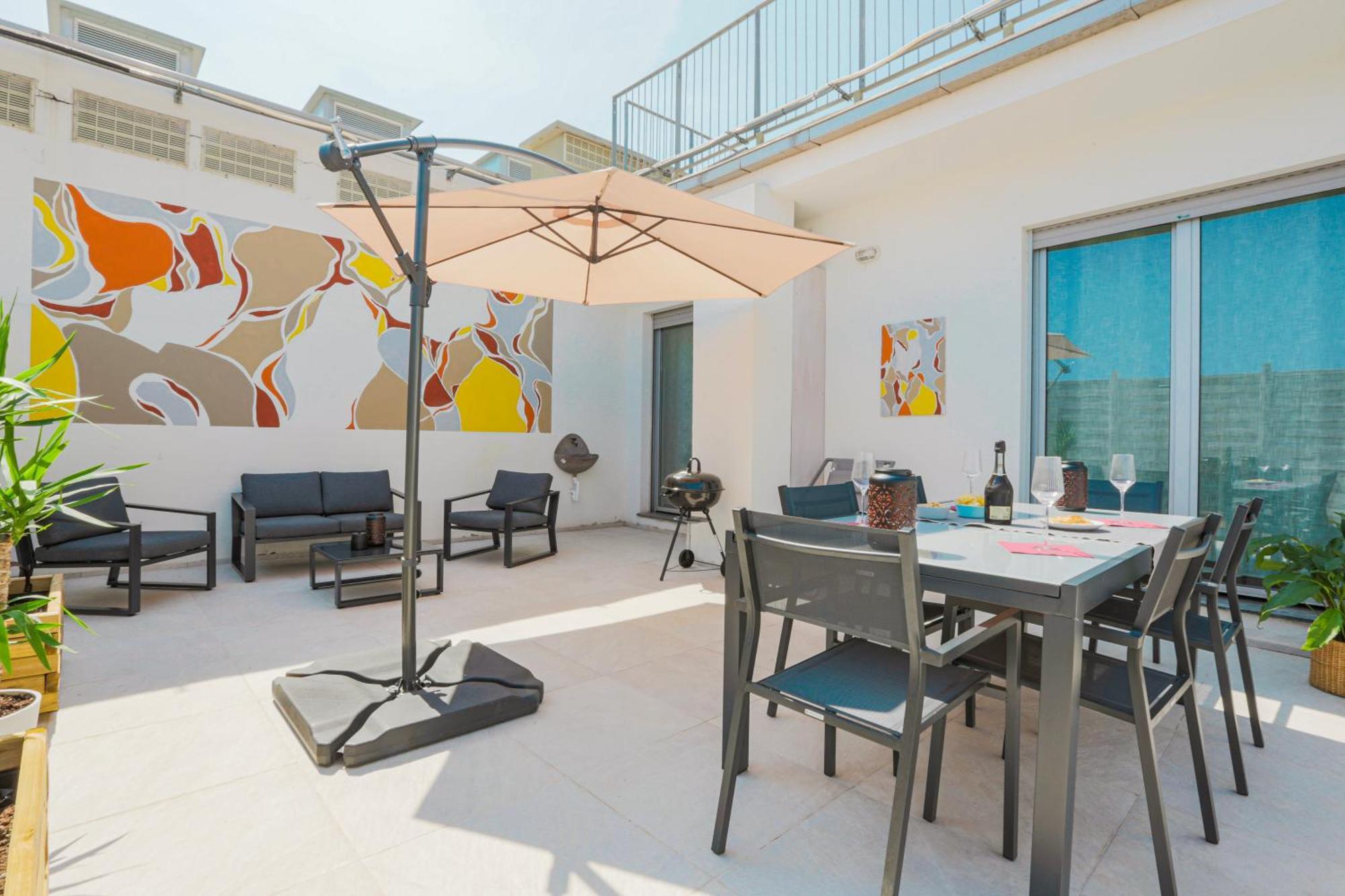 제노바 Attico Luxury Con Parcheggio E Terrazza Vista Mozzafiato 아파트 객실 사진